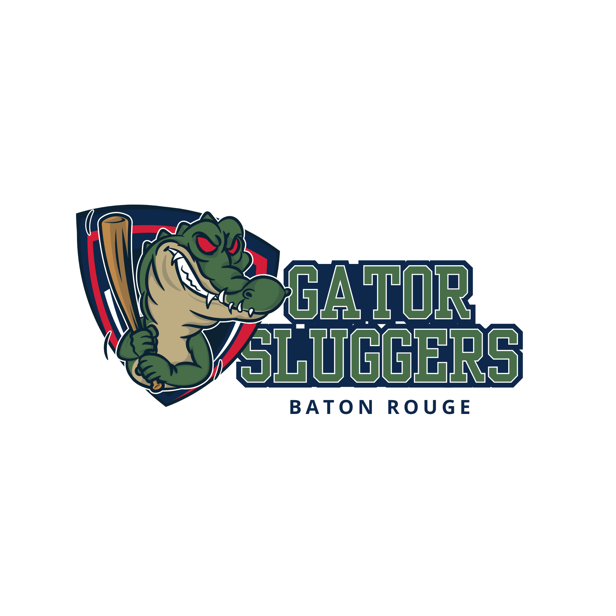 Baton Rouge Gator Sluggers logo